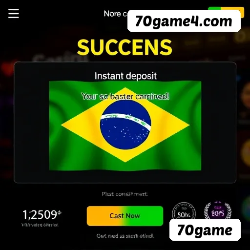 Formulário registro 70game